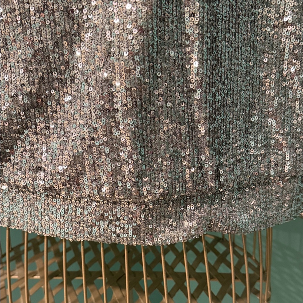 Silver Sequin Top - image 4